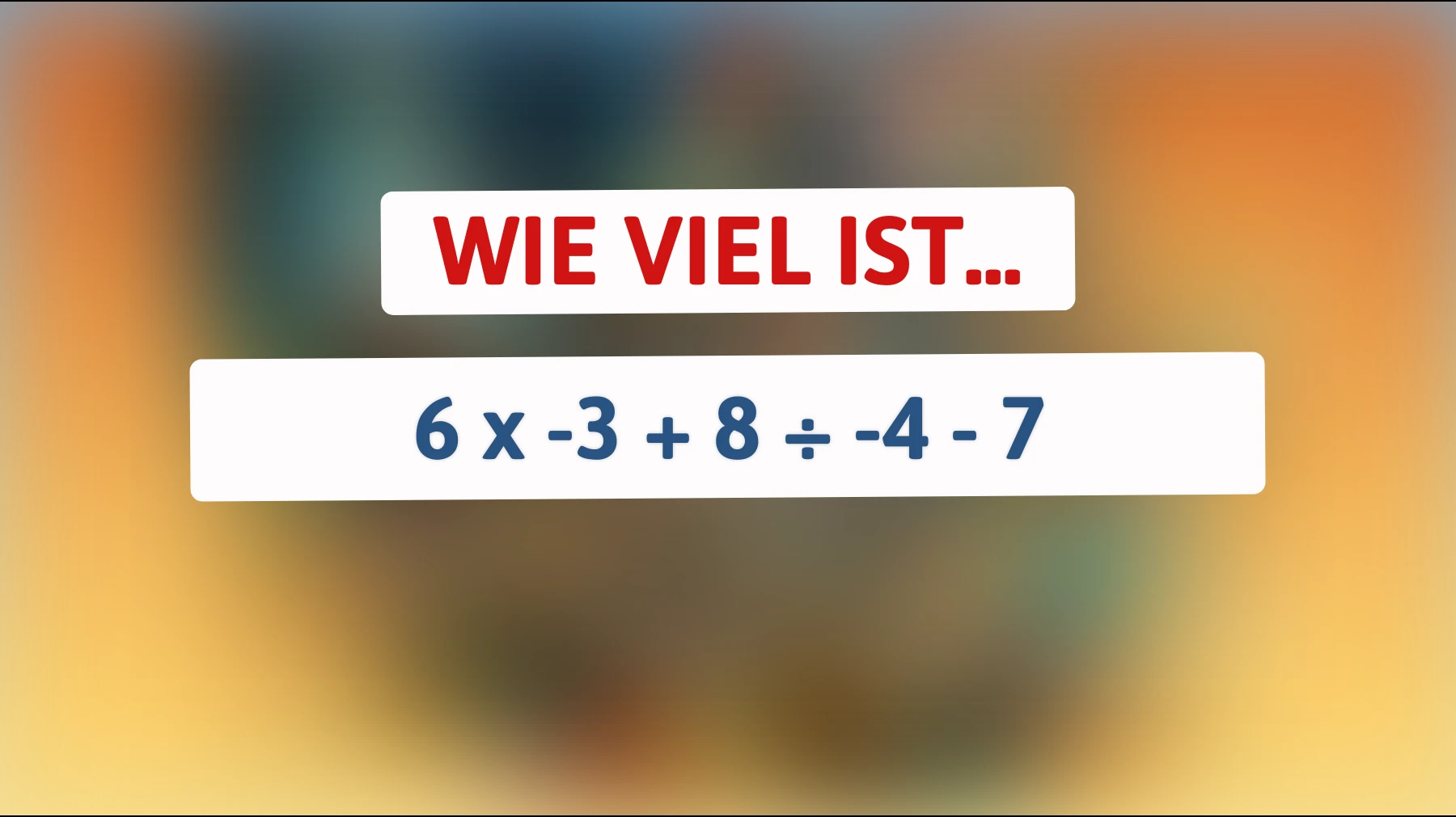 Lösst du das? Nur die schlausten Köpfe entschlüsseln diese mathematische Herausforderung!"